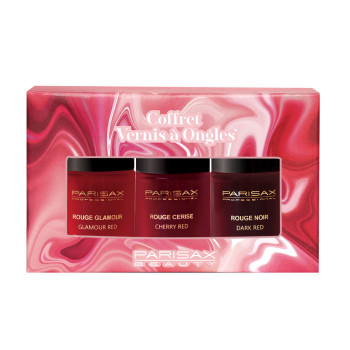 Parisax – Coffret Vernis à Ongles Rouge Collection