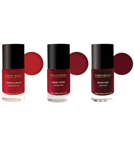 Parisax – Coffret Vernis à Ongles Rouge Collection