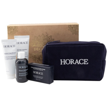Horace Homme – Coffret Decaroli Soin Visage & Corps, 4 produits