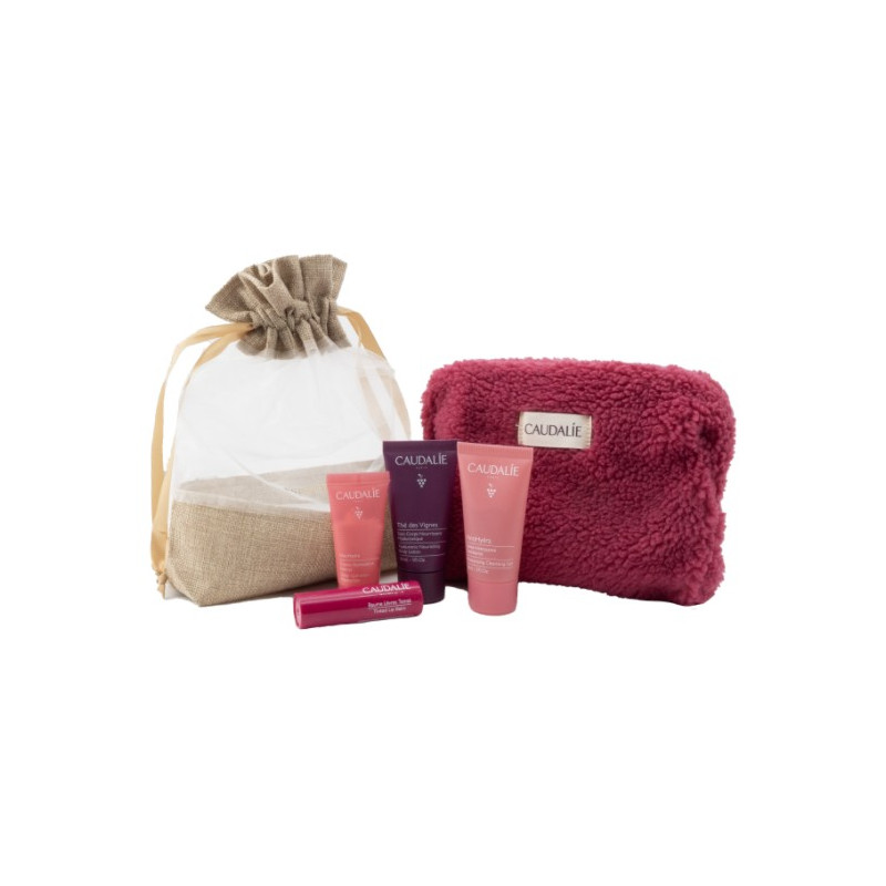 Caudalie – Pochon Decaroli VinoHydra & Thé des Vignes, 4 produits