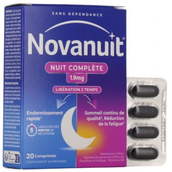 Novanuit – Nuit Complète, 20 comprimés