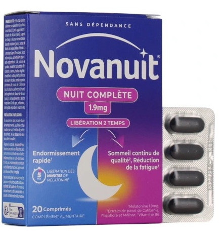Novanuit – Nuit Complète, 20 comprimés