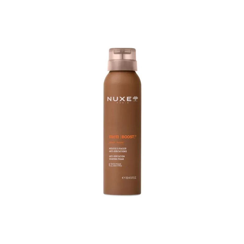 Nuxe – Men Boost Mousse à Raser Anti-Irritations, 200 ml