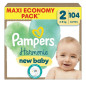 Pampers – Harmonie Couches Taille 2, 104 unités (4 à 8 kg) Pampers – Harmonie Couches Taille 2, 104 unités (4 à 8 kg)