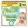 Pampers – Harmonie Couches Taille 2, 104 unités (4 à 8 kg)