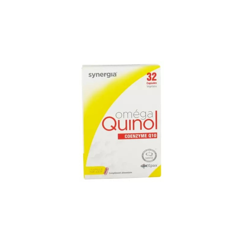 Synergia – Oméga Quinol, 32 capsules végétales