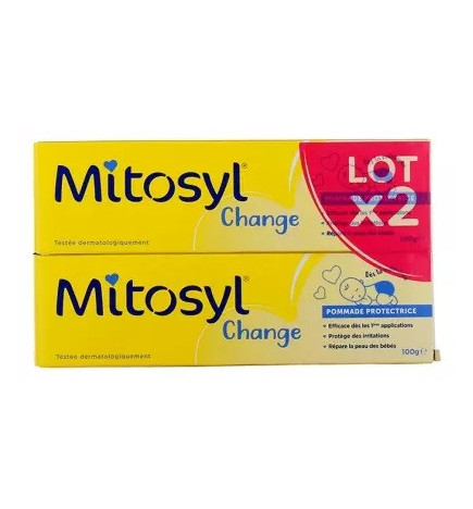 Mitosyl – Change Pommade Protectrice, Lot de 2 x 100 g