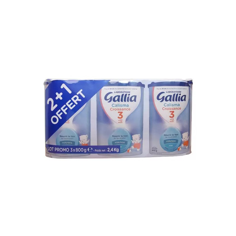 Gallia – Calisma 3 Lait de Croissance 3ᵉ Âge, 800 g