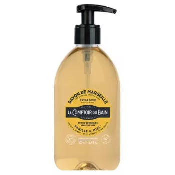 Le Comptoir du Bain – Savon de Marseille Vanille-Miel, 500 ml