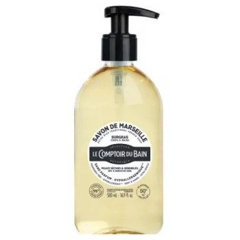 Le Comptoir du Bain – Savon de Marseille Hypoallergénique, 500 ml