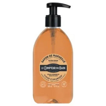 Le Comptoir du Bain – Savon de Marseille Fleur d’Oranger, 500 ml