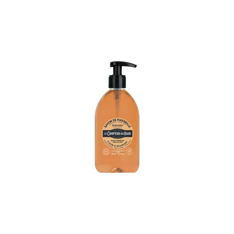 Le Comptoir du Bain – Savon de Marseille Fleur d’Oranger, 500 ml