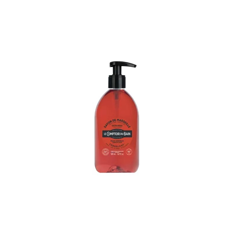 Le Comptoir du Bain – Savon de Marseille Coquelicot, 500 ml