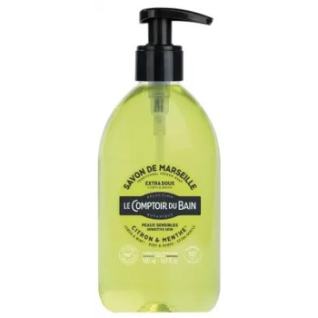 Le Comptoir du Bain – Savon de Marseille Citron & Menthe, 500 ml