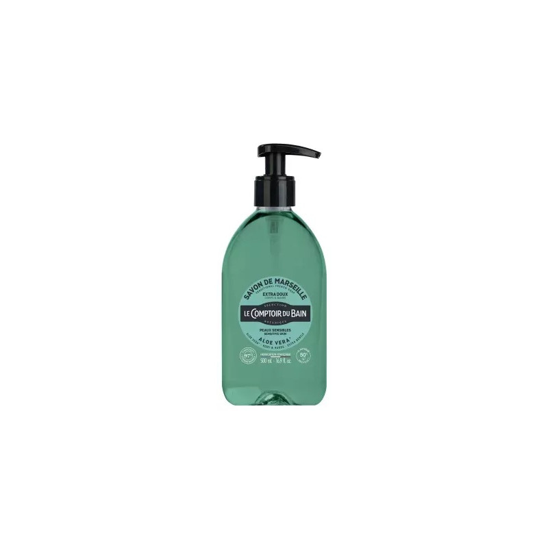 Le Comptoir du Bain – Savon de Marseille Aloe Vera, 500 ml