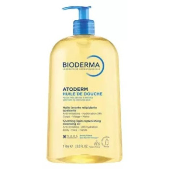 Bioderma – Atoderm Huile de Douche, 1 L