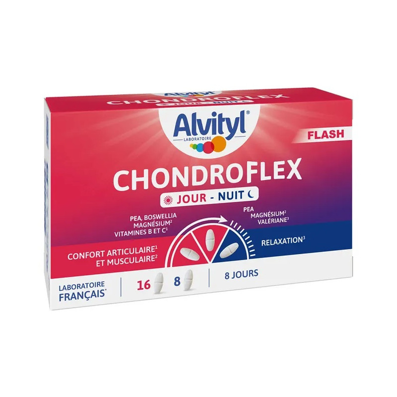Alvityl – Chondroflex Jour/Nuit, 24 comprimés