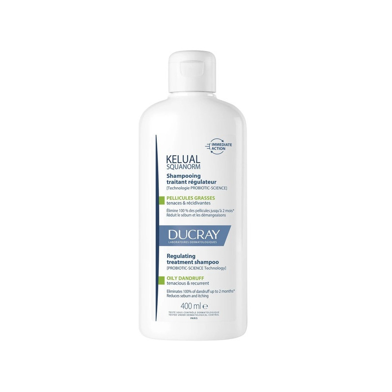 Ducray – Shampooing Anti-Pelliculaire Rafraîchissant Kelual Squanorm, 200 ml