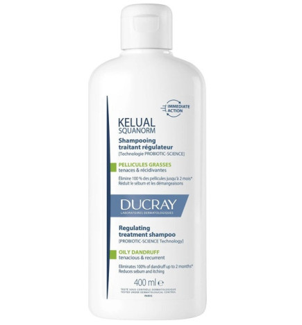 Ducray – Shampooing Anti-Pelliculaire Rafraîchissant Kelual Squanorm, 200 ml