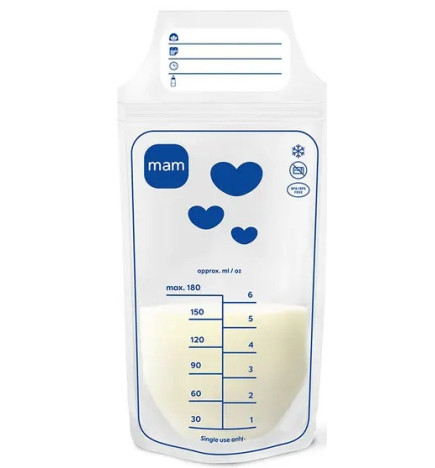Mam – Sachets de Conservation du Lait Maternel, 180 ml