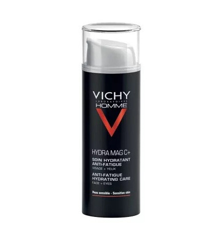 Vichy – Homme Hydra Mag C+ Soin Hydratant Anti-Fatigue, 50 ml