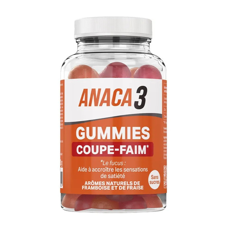 Anaca3 – Gummies Coupe-Faim, 60 gummies