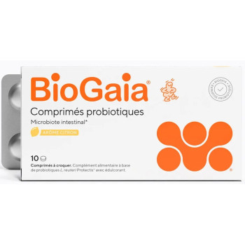 BioGaia – Comprimés Probiotiques Protectis Citron, 10 comprimés