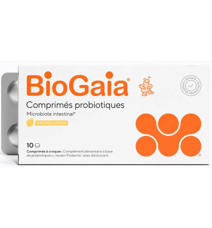 BioGaia – Comprimés Probiotiques Protectis Citron, 10 comprimés