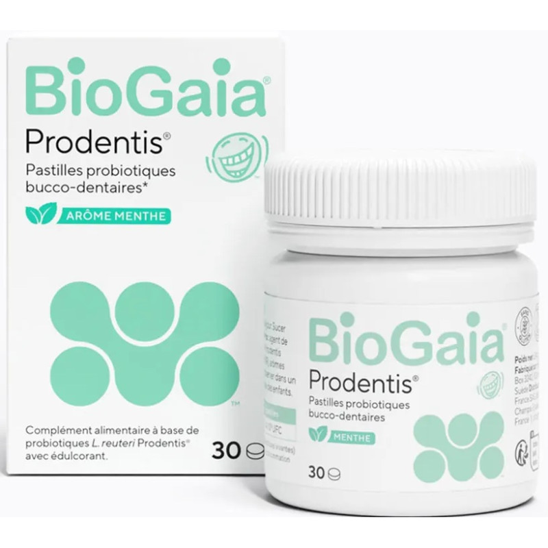 BioGaia – Prodentis Arôme Menthe, 30 pastilles