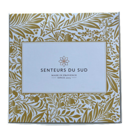 Senteurs du Sud – Coffret Bien-Être Fleur d’Oranger (Bougie 75 g + Brume d’Oreiller 50 ml + Savon 125 g)