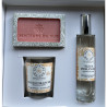 Senteurs du Sud – Coffret Bien-Être Fleur d’Oranger (Bougie 75 g + Brume d’Oreiller 50 ml + Savon 125 g)