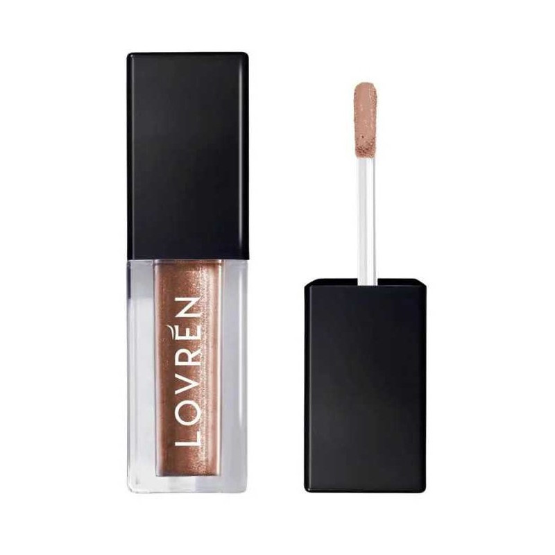 Lovrén – Ombre à Paupières Liquide Long Lasting Bronze Brillant LOML2, 1 unité