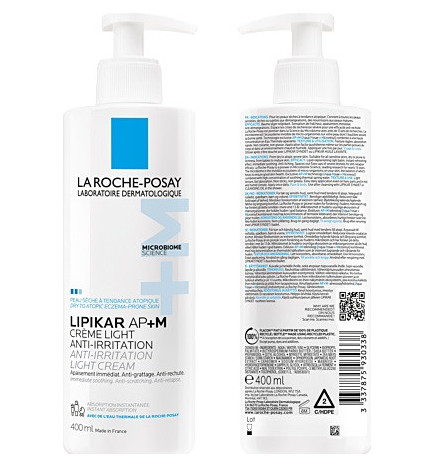 La Roche-Posay – Lipikar AP+M Crème Light Anti-irritation, 400 ml