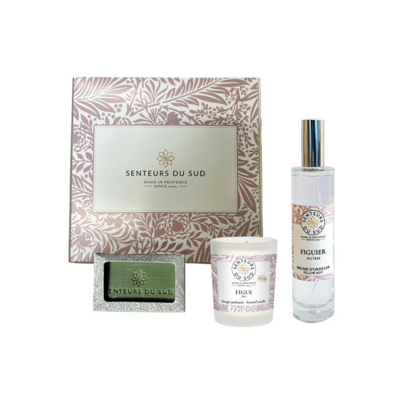 Senteurs du Sud – Coffret bien-être Figue, 75 g + 50 ml + 125 g
