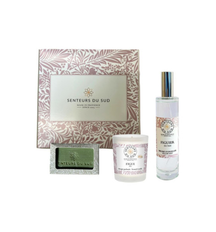 Senteurs du Sud – Coffret bien-être Figue, 75 g + 50 ml + 125 g