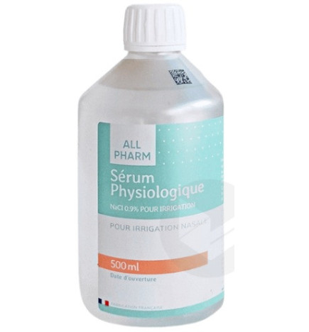 All Pharm – Sérum Physiologique 0,9%, 500 ml