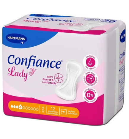 Confiance – Lady 4 gouttes, protections anatomiques