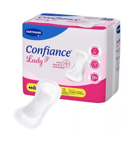 Confiance – Lady 3 gouttes, protections anatomiques
