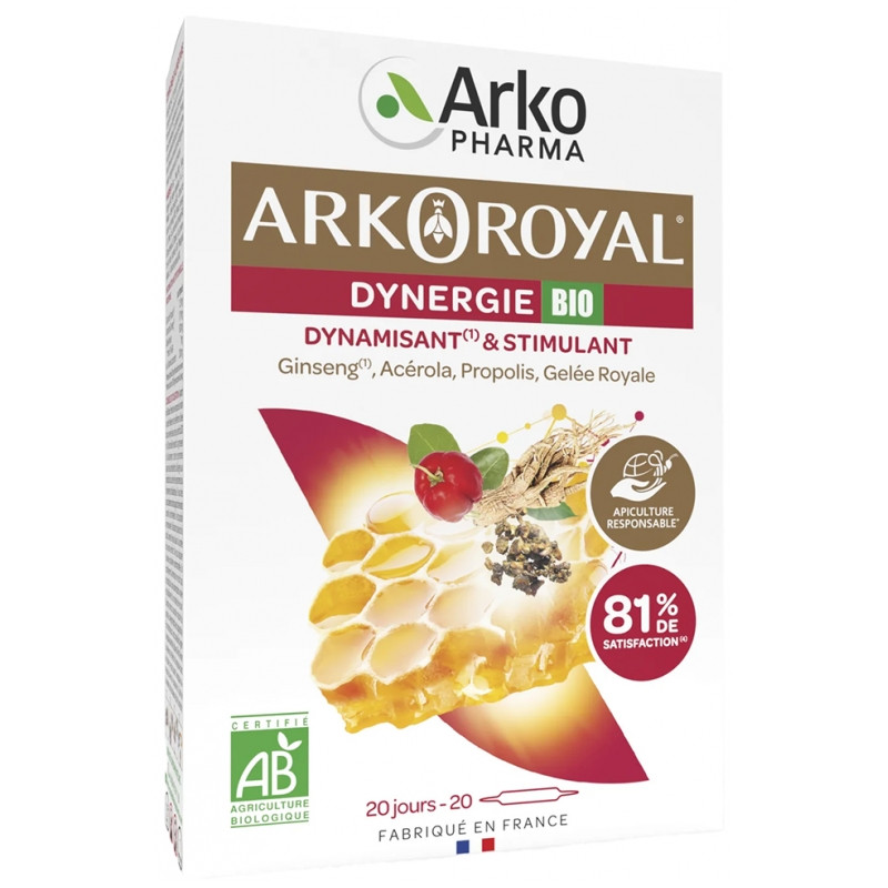 Arkopharma – Arko Royal Dynergie Bio, 20 ampoules