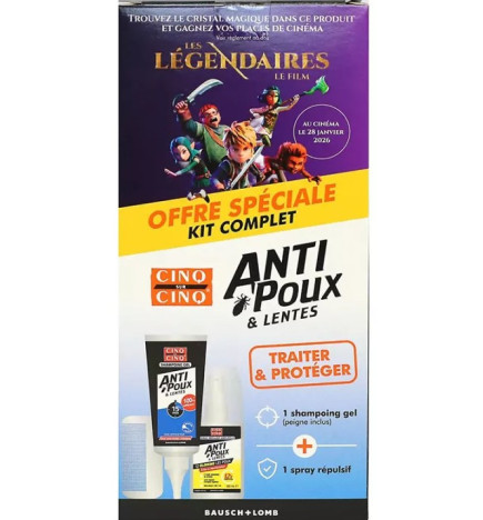 Cinq sur Cinq – Spray Répulsif Poux & Lentes, 100 ml