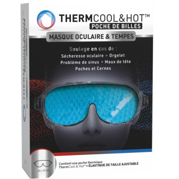 Bausch & Lomb – ThermCool&Hot Masque Oculaire & Tempes, 1 unité