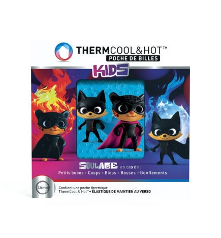 Bausch & Lomb – ThermCool&Hot Poche de Billes Kids Héros, 1 unité
