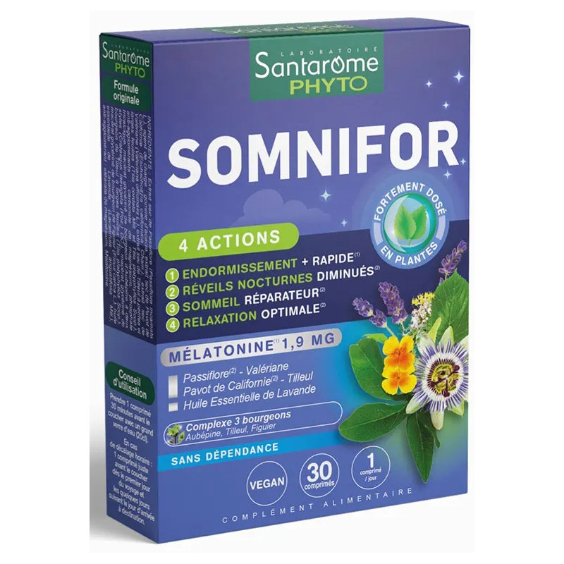 Santarome Phyto – Somnifor, 30 comprimés
