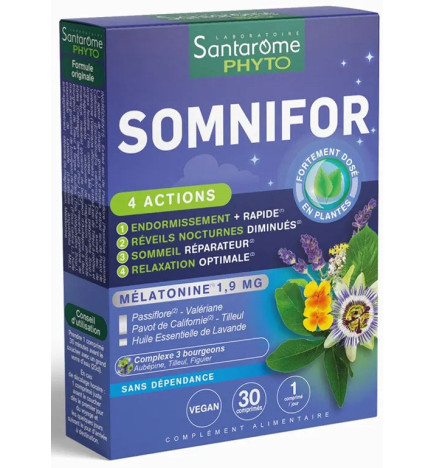 Santarome Phyto – Somnifor, 30 comprimés