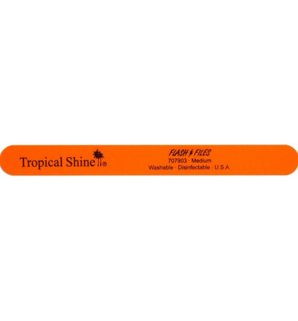 Tropical Shine – Lime à Ongles Fine Orange Grain 180, 1 unité