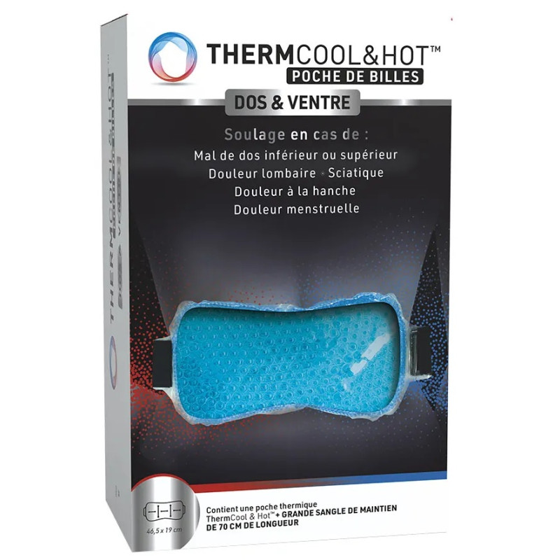 Bausch & Lomb – ThermCool&Hot Poche de Billes Dos & Ventre, 1 unité