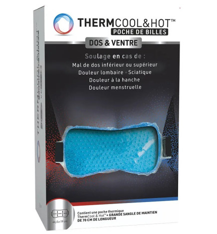 Bausch & Lomb – ThermCool&Hot Poche de Billes Dos & Ventre, 1 unité