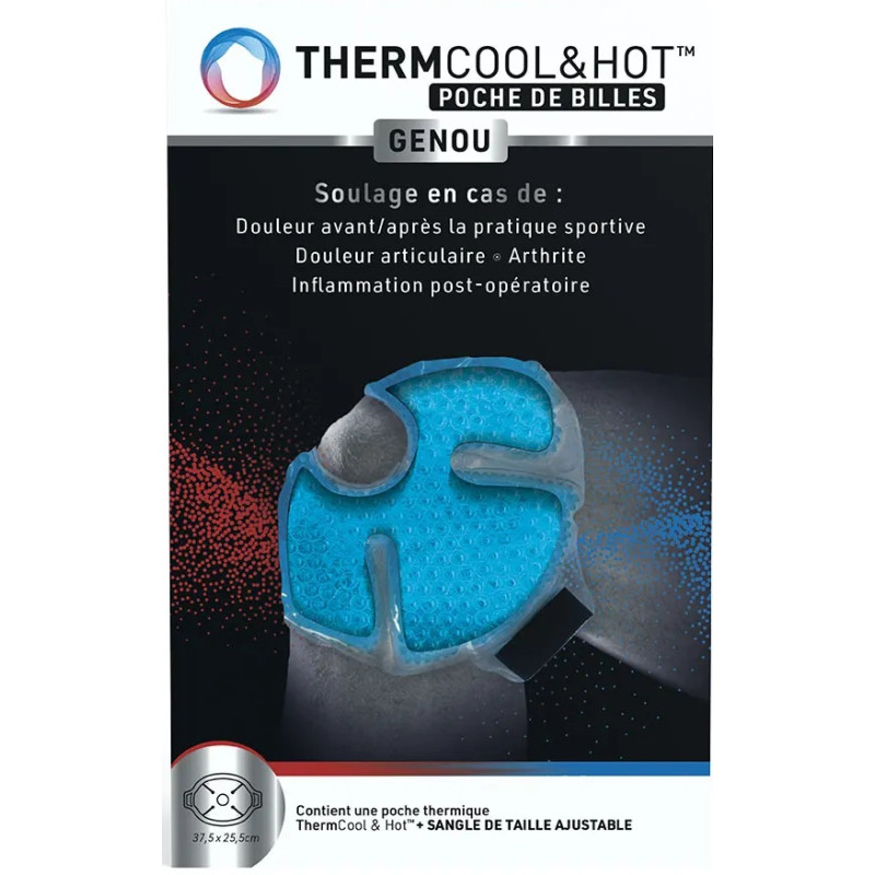 Bausch & Lomb – ThermCool&Hot Poche de Billes Genou, 1 unité