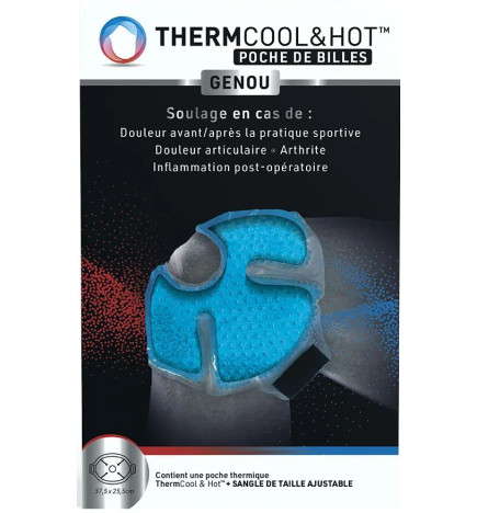 Bausch & Lomb – ThermCool&Hot Poche de Billes Genou, 1 unité