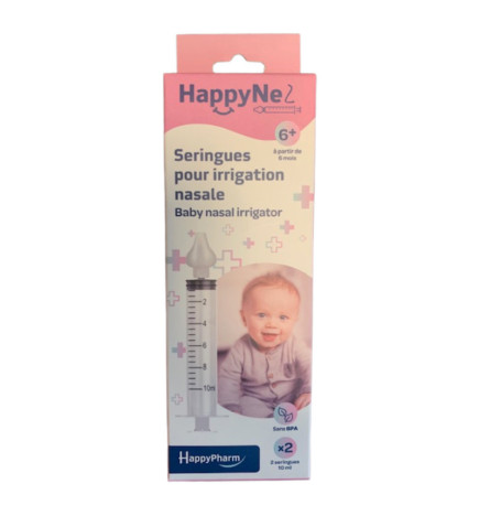 Happy Nez – Seringues pour irrigation nasale, x2
